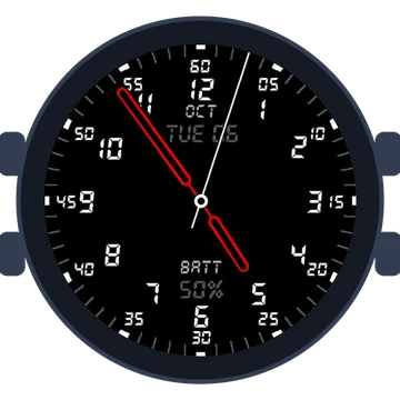 Just Simple Analog Numbers Digital Gen3 Venu 2