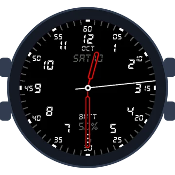 Just Simple Analog Numbers Digital Gen3 Venu 3