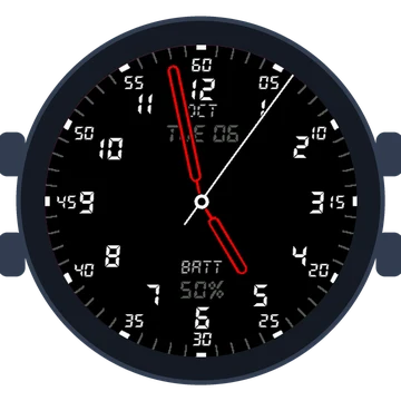 Just Simple Analog Numbers Digital Gen3 Venu 3S
