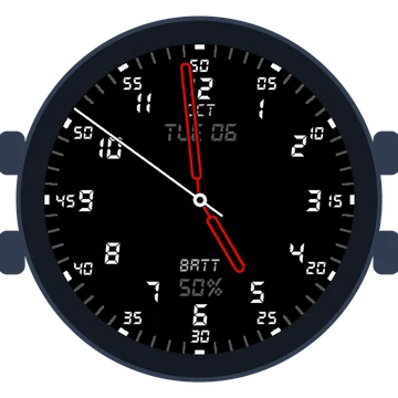 Just Simple Analog Numbers Digital Gen3 Venu 4