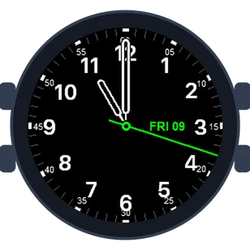 Just Simple Analog Numbers Gen3 fēnix 5