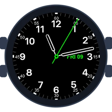 Just Simple Analog Numbers Gen3 fēnix 7