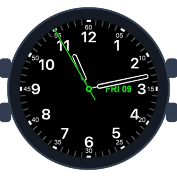 Just Simple Analog Numbers Gen3 fēnix 8
