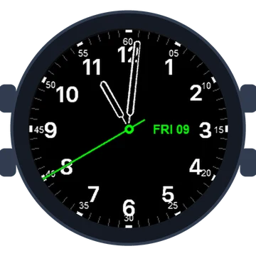 Just Simple Analog Numbers Gen3 Forerunner 245