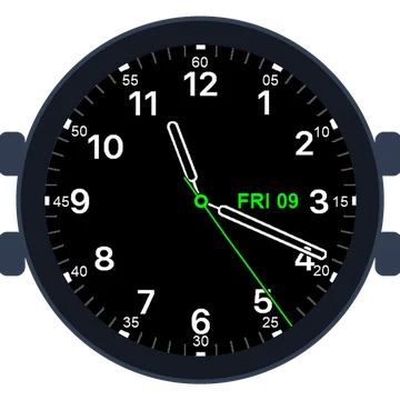 Just Simple Analog Numbers Gen3 Forerunner 265