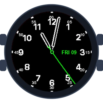 Just Simple Analog Numbers Gen3 Forerunner 55