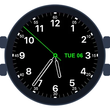 Just Simple Analog Numbers Gen3 MARQ (Gen 2) Aviator