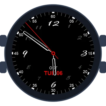 Just Simple Analog Numbers Handwritten Gen3 D2 Air X10