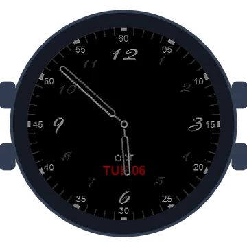 Just Simple Analog Numbers Handwritten Gen3 D2 Mach 1