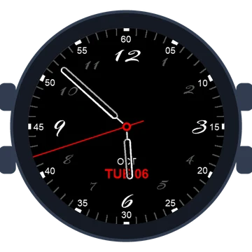 Just Simple Analog Numbers Handwritten Gen3 D2 Mach 1