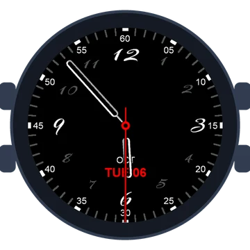 Just Simple Analog Numbers Handwritten Gen3 D2 Mach 2
