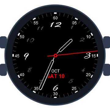 Just Simple Analog Numbers Handwritten Gen3 fēnix 6