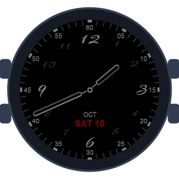 Just Simple Analog Numbers Handwritten Gen3 fēnix 8