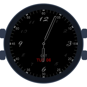 Just Simple Analog Numbers Handwritten Gen3 fēnix 9
