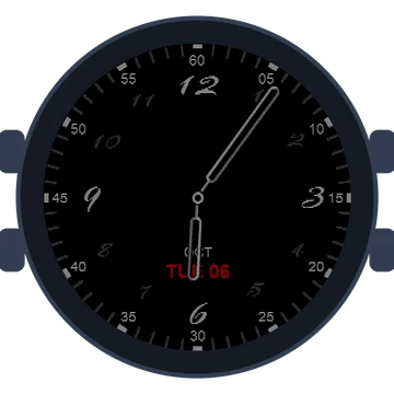 Just Simple Analog Numbers Handwritten Gen3 fēnix 9 Pro