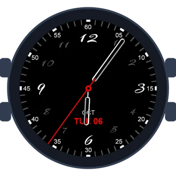 Just Simple Analog Numbers Handwritten Gen3 fēnix 9 Pro