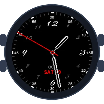 Just Simple Analog Numbers Handwritten Gen3 fēnix Chronos