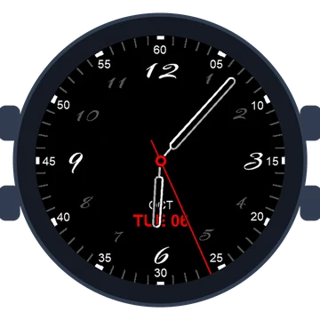 Just Simple Analog Numbers Handwritten Gen3 fēnix E
