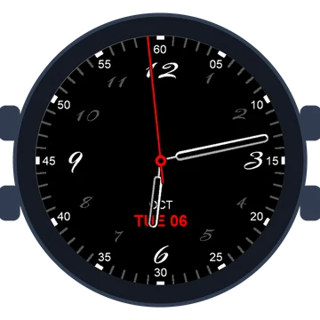 Just Simple Analog Numbers Handwritten Gen3 Forerunner 570