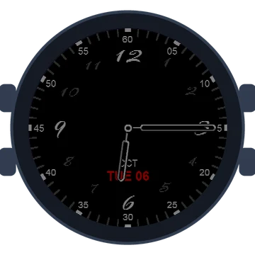 Just Simple Analog Numbers Handwritten Gen3 Forerunner 965