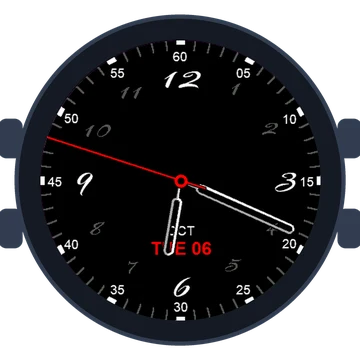 Just Simple Analog Numbers Handwritten Gen3 MARQ (Gen 2) Aviator