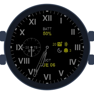 Just Simple Analog Numbers Roman Gen3 D2 Air