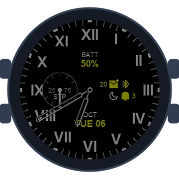 Just Simple Analog Numbers Roman Gen3 epix (Gen 2)