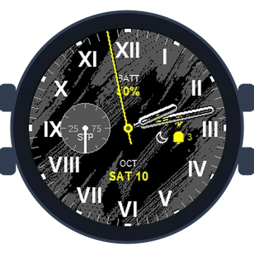 Just Simple Analog Numbers Roman Gen3 fēnix 5