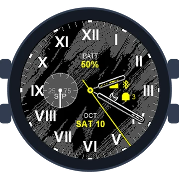 Just Simple Analog Numbers Roman Gen3 fēnix 6