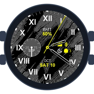 Just Simple Analog Numbers Roman Gen3 fēnix 6 Pro