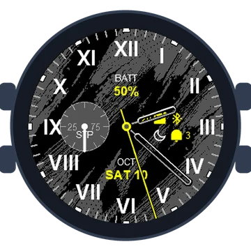 Just Simple Analog Numbers Roman Gen3 fēnix 6X Pro
