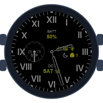 Just Simple Analog Numbers Roman Gen3 fēnix 8