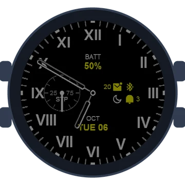 Just Simple Analog Numbers Roman Gen3 fēnix 9 Pro