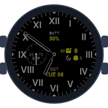 Just Simple Analog Numbers Roman Gen3 Forerunner 165