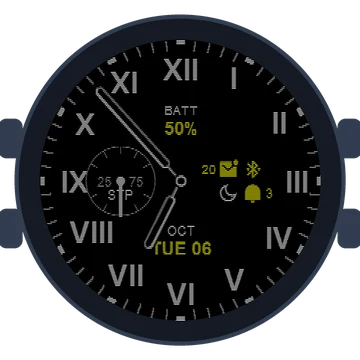 Just Simple Analog Numbers Roman Gen3 Forerunner 170