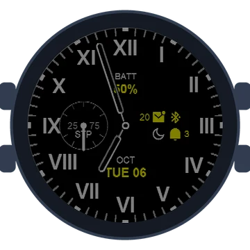 Just Simple Analog Numbers Roman Gen3 Forerunner 570