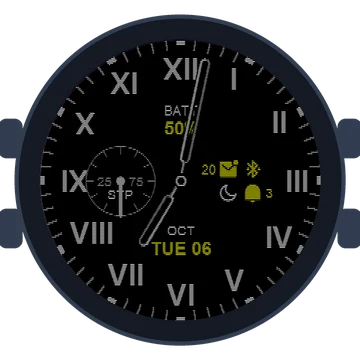 Just Simple Analog Numbers Roman Gen3 MARQ (Gen 2) Athlete