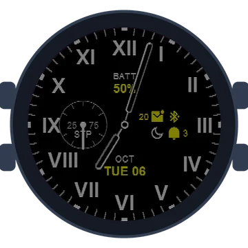 Just Simple Analog Numbers Roman Gen3 MARQ (Gen 2) Aviator