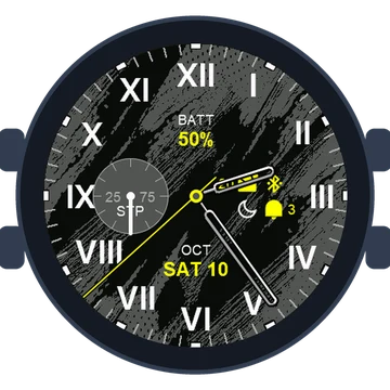Just Simple Analog Numbers Roman Gen3 Venu