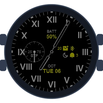 Just Simple Analog Numbers Roman Gen3 Venu 2