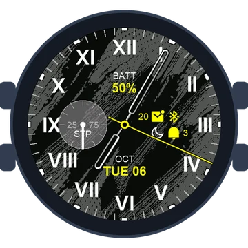 Just Simple Analog Numbers Roman Gen3 Venu 2