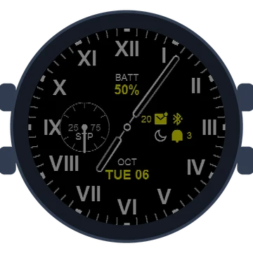 Just Simple Analog Numbers Roman Gen3 Venu 2 Plus