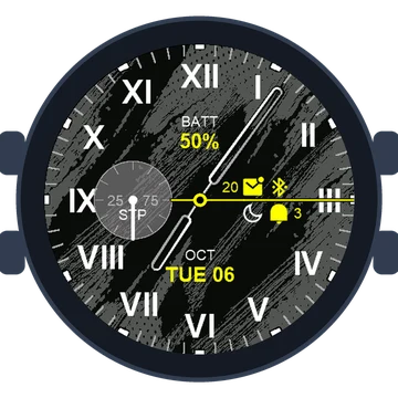 Just Simple Analog Numbers Roman Gen3 Venu 2 Plus