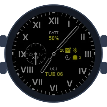 Just Simple Analog Numbers Roman Gen3 Venu 2S