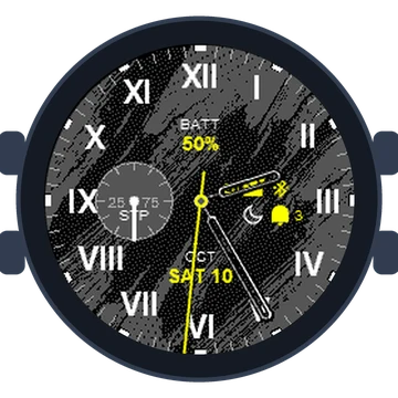 Just Simple Analog Numbers Roman Gen3 vívoactive 4S