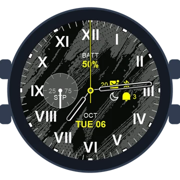 Just Simple Analog Numbers Roman Gen3 vívoactive 5