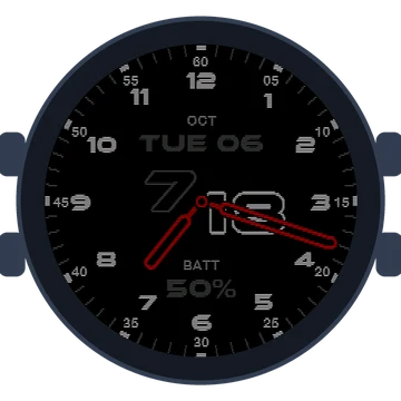 Just Simple Analog Numbers Speed Gen3 D2 Air