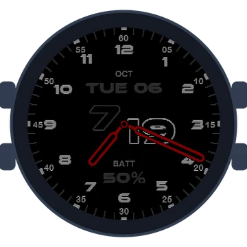 Just Simple Analog Numbers Speed Gen3 D2 Air X10