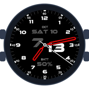 Just Simple Analog Numbers Speed Gen3 D2 Delta