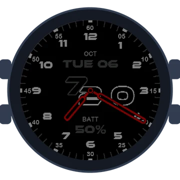 Just Simple Analog Numbers Speed Gen3 D2 Mach 1